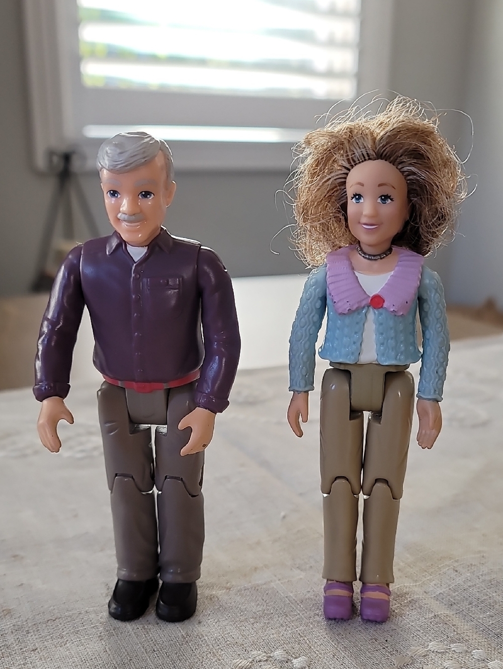 Fisher-Price Loving Family Dollhouse Grandparent Dolls.